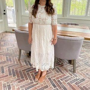 Zimmermann Floral Embroidery Dress- Size 1